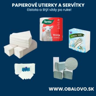 🧻✨ Papierové utierky a servítky – čistota & štýl vždy po ruke! 👉 Pre domácnosť, reštauráciu aj každodenné chvíle pohody. 🌿...